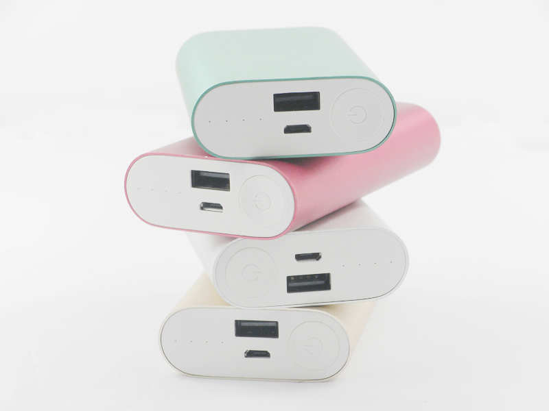 Popular Xiaomi mobile power supply with two LED lights aluminum alloy shell of power bank